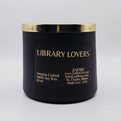 Library Lovers | 16oz Soy Wax Candle - Fragrance by ZAFFIRI