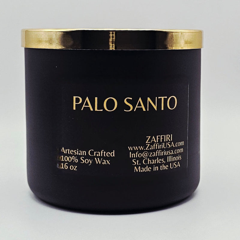PALO SANTO | 16oz Soy Wax Candle - Fragrance by ZAFFIRI