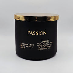 PASSION | 16oz Soy Wax Candle - Fragrance by ZAFFIRI