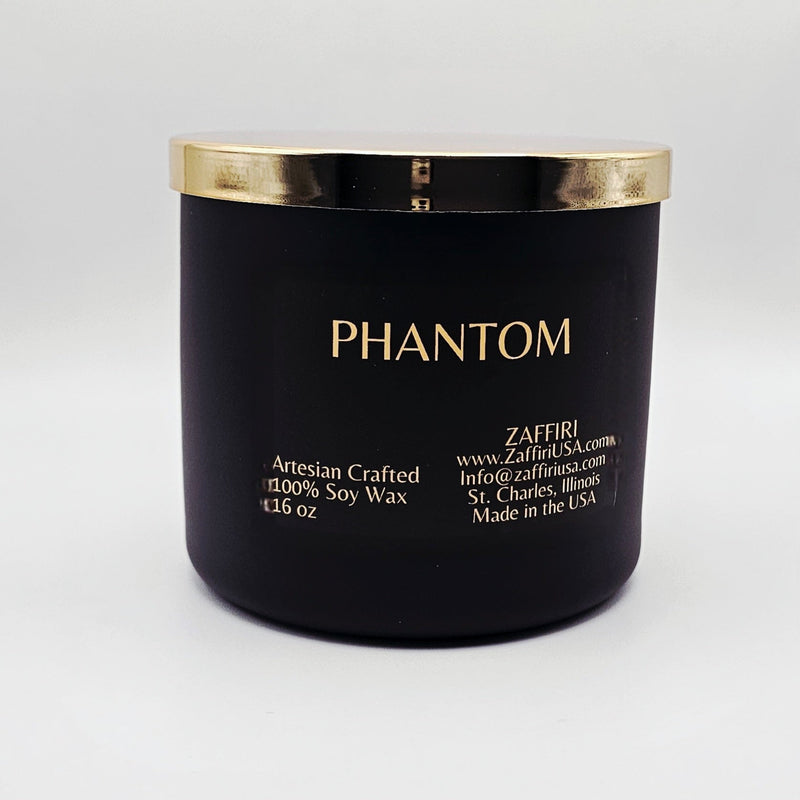 PHANTOM | 16oz Soy Wax Candle - Fragrance by ZAFFIRI
