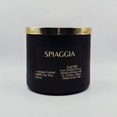 SPIAGGIA | 16oz Soy Wax Candle - Fragrance by ZAFFIRI