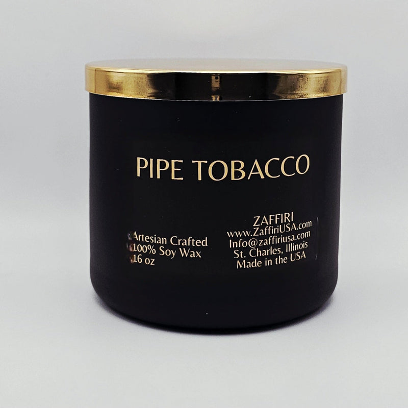 PIPE TOBACCO | 16oz Soy Wax Candle - Fragrance by ZAFFIRI