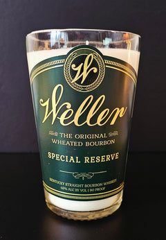 Reclaimed Bourbon Bottle Candle