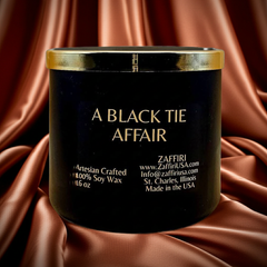 A BLACK TIE AFFAIR | 16oz Soy Wax Candle - Fragrance by ZAFFIRI