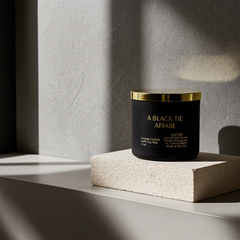 A BLACK TIE AFFAIR | 16oz Soy Wax Candle - Fragrance by ZAFFIRI