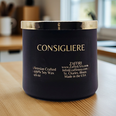 CONSIGLIERE | 16oz Soy Wax Candle - Fragrance by ZAFFIRI