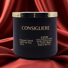 CONSIGLIERE | 16oz Soy Wax Candle - Fragrance by ZAFFIRI