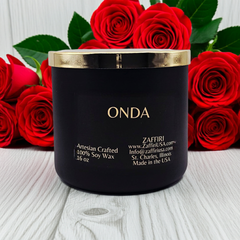 Onda | 16oz Soy Wax Candle - Fragrance by ZAFFIRI
