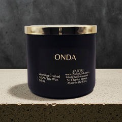 Onda | 16oz Soy Wax Candle - Fragrance by ZAFFIRI