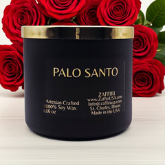 PALO SANTO | 16oz Soy Wax Candle - Fragrance by ZAFFIRI