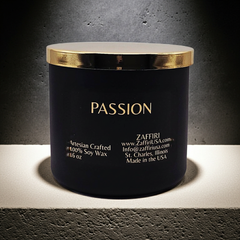 PASSION | 16oz Soy Wax Candle - Fragrance by ZAFFIRI