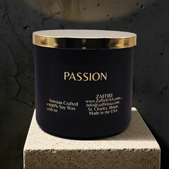 PASSION | 16oz Soy Wax Candle - Fragrance by ZAFFIRI