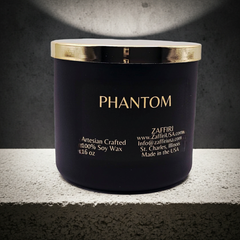 PHANTOM | 16oz Soy Wax Candle - Fragrance by ZAFFIRI