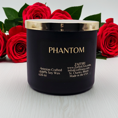 PHANTOM | 16oz Soy Wax Candle - Fragrance by ZAFFIRI