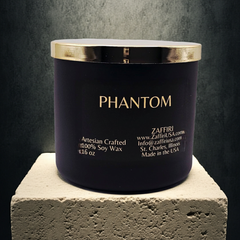 PHANTOM | 16oz Soy Wax Candle - Fragrance by ZAFFIRI